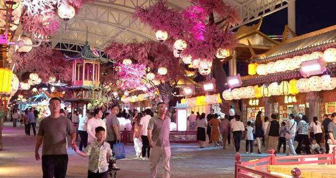 九游娱乐：文旅新地标！来肥城“梦幻桃花源”开启沉浸式梦幻之旅(图1)