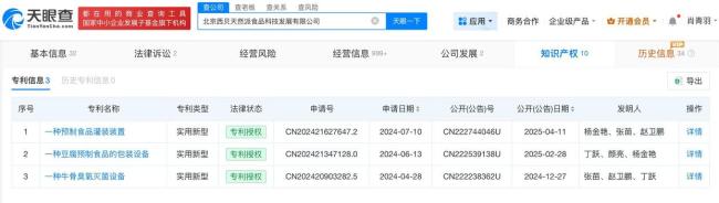 西贝已获预制食品相关专利授权 罗永浩回应起诉准备(图1)