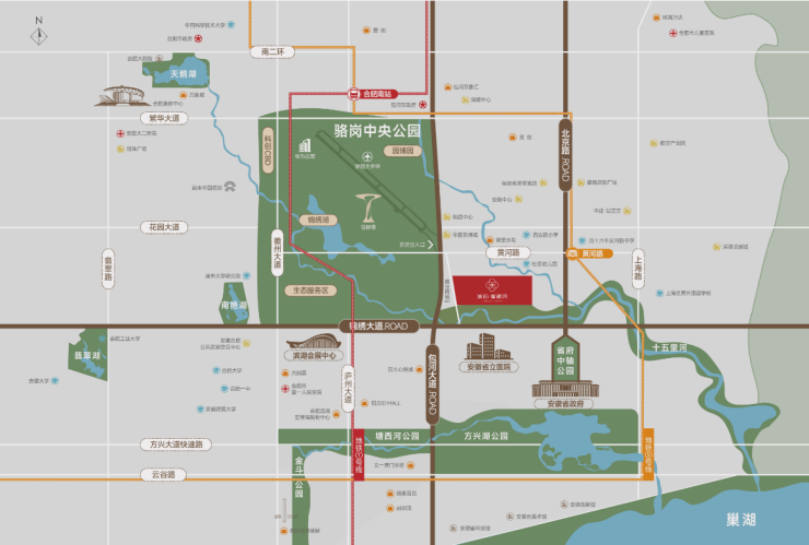 九游app入口：合肥琥珀星樾湾新房周边配套-价格(图1)