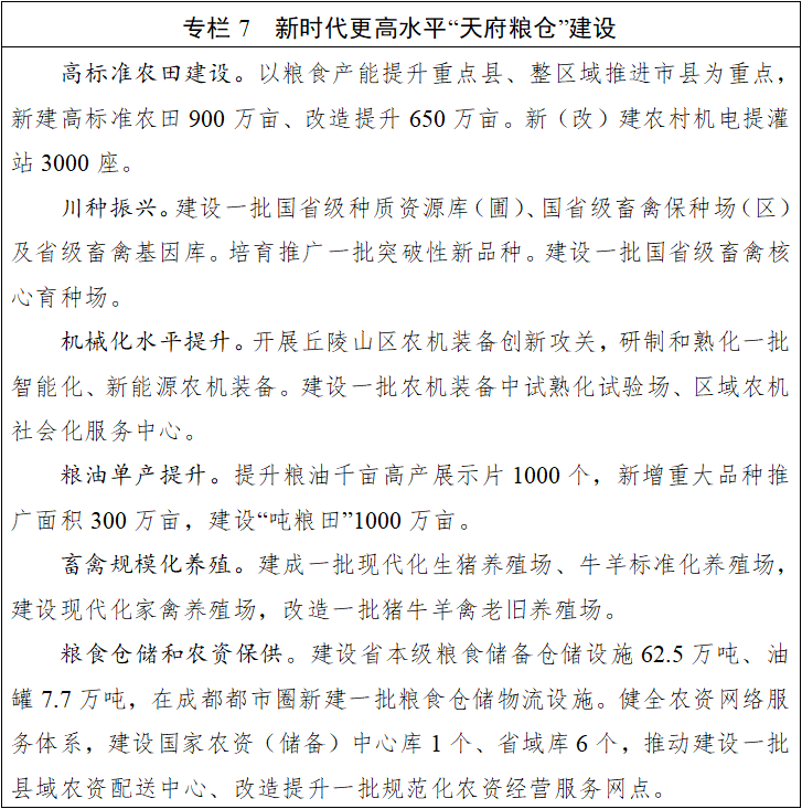 九游娱乐：四川省国民经济和社会发展第十五个五年规划纲要(图7)