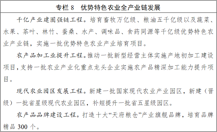 九游娱乐：四川省国民经济和社会发展第十五个五年规划纲要(图8)