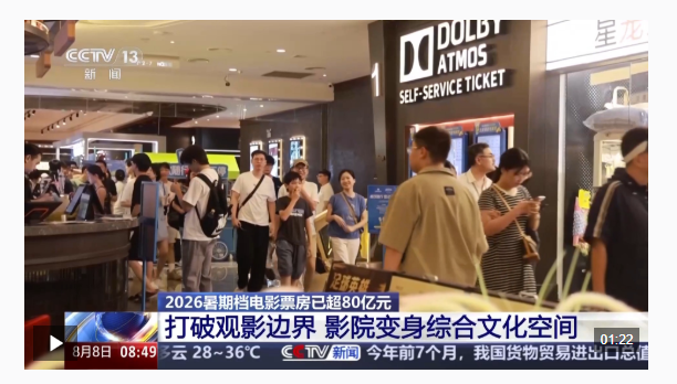 视频丨暑期档电影票房持续走高“电影+”业态激发消费活力(图4)